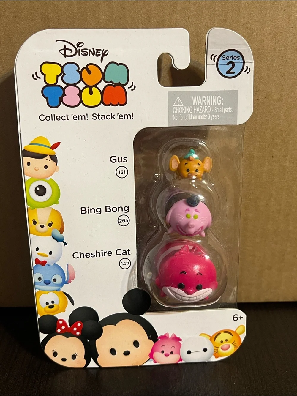 Disney Tsum Tsum Series 2 Gus, Bing Bong & Cheshire Cat Mini Figures 3-Pack